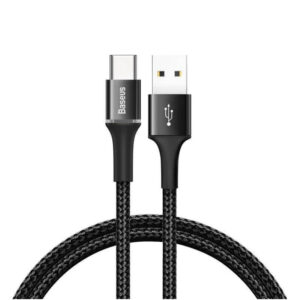 Baseus Câble USB Type-C 1m 3A Noir – CATGH-B01