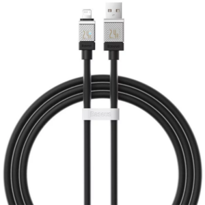Image de Baseus Câble USB-Lightning 1m 2.4A Noir – CAKW000401