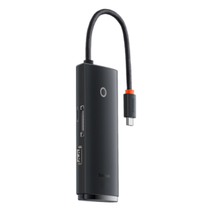 Image de Baseus Adaptateur 6 Port USB Type C Noir – WKQX050001