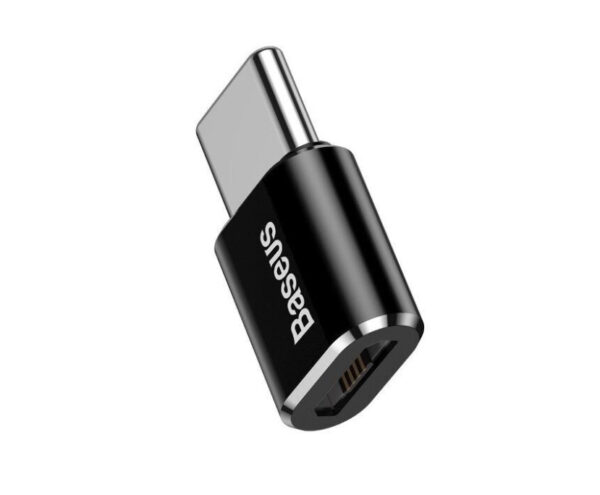 Image de Baseus Adaptateur Micro USB Vers USB-C Noir – CAMOTG-01