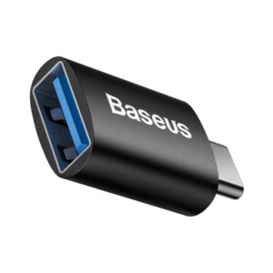 Image de Baseus Adaptateur USB-C mâle vers USB 3.1 femelle Noir – Modèle ZJJQ00001