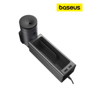 Image de Baseus Organiseur de Console d’Accoudoir avec Alimentation USB Double Noir – CRCWH-A01