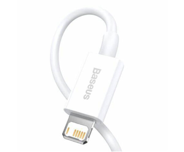 Image de Baseus Câble USB-Lightning 0,25m Blanc – CALYS-02