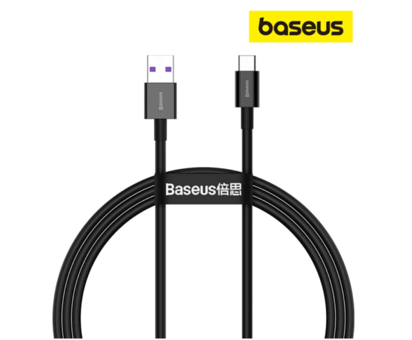 Image de Baseus Câble USB vers Type-C 66W 1m Noir CATYS-01
