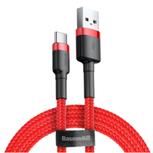 Baseus Câble USB Type-C 0,5m Rouge – CATKLF-A09