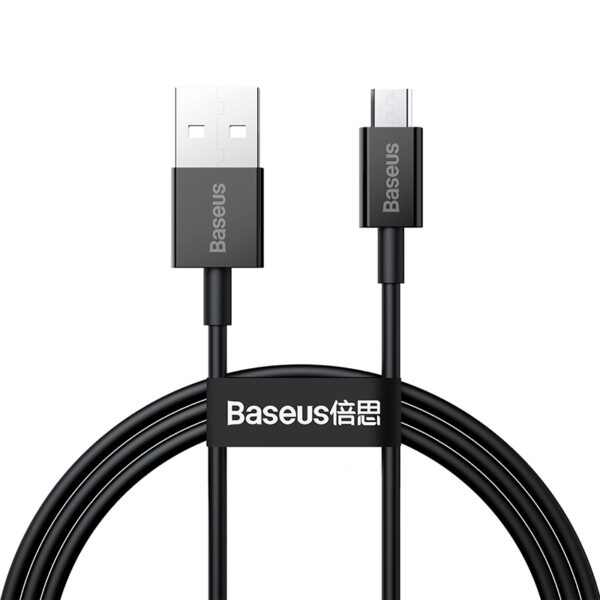 Image de baseus Cable USB to Micro 2A 1m Black-camys-01