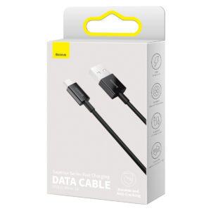 Image de Baseus Câble de données de charge rapide  Superior Series USB vers Micro 2A 2m noir CAMYS-A01