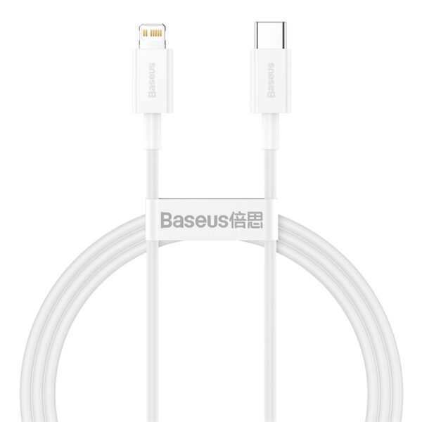 Image de Baseus  Câble de données de charge rapide Superior Series Type-C vers iP PD 20W 1m Blanc CATLYS-A02