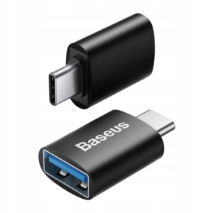 Image de Adaptateur Mini OTG Baseus Type-C vers USB 3.1 – Noir- ZJJQ000003