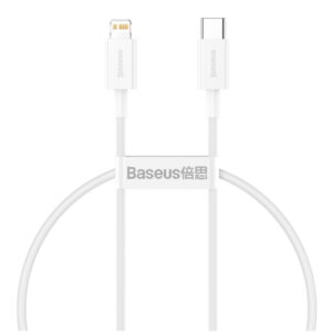 Image de Baseus Câble de données de charge rapide Superior Series Type-C vers iP PD 20W 0,25m Blanc CATLYS-02