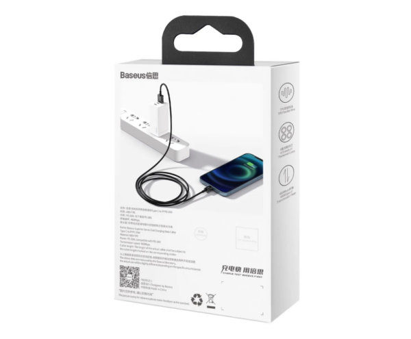 Image de Câble USB Baseus Superior Series pour iPhone – Charge Rapide 2,4 A (CALYS-A01)