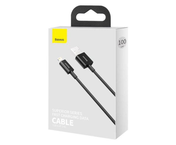 Image de Câble USB Baseus Superior Series pour iPhone – Charge Rapide 2,4 A (CALYS-A01)