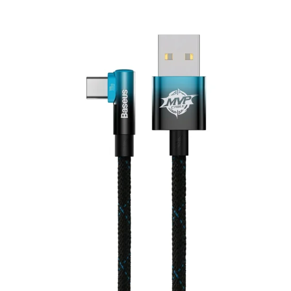 Image de Baseus Cable USB to TYPE-C 100W/1M Black+Bleu CAVP000421