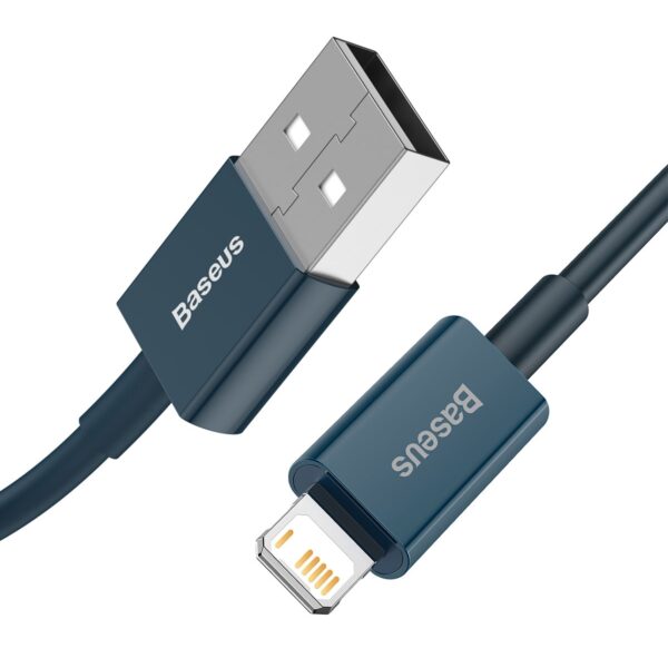 Image de Câble USB to iPhone Baseus Superior Series  2,4 A, longueur du câble : 1 m (bleu) CALYS-A03